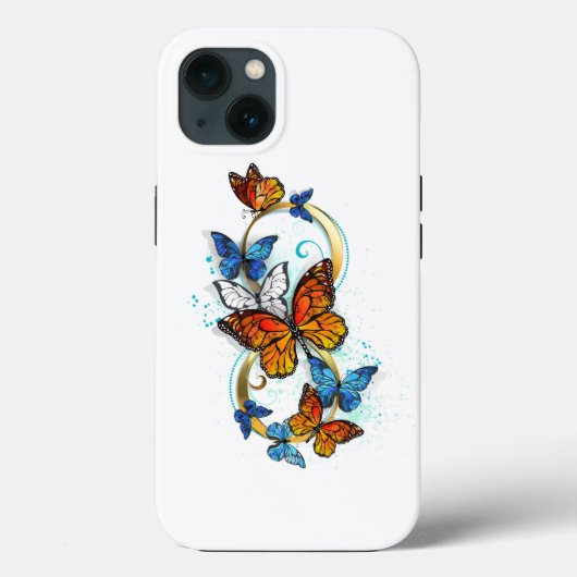 Coques Case-Mate iPhone Infinité de papillons monarques (Verso)