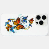 Coques Case-Mate iPhone Infinité de papillons monarques (Verso (horizontal))