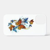 Coques Case-Mate iPhone Infinité de papillons monarques (Verso (horizontal))