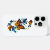 Coques Case-Mate iPhone Infinité de papillons monarques (Verso (horizontal))