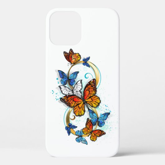 Coques Case-Mate iPhone Infinité de papillons monarques (Verso)