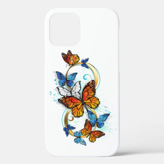 Coques Case-Mate iPhone Infinité de papillons monarques (Verso)