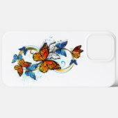 Coques Case-Mate iPhone Infinité de papillons monarques (Verso (horizontal))