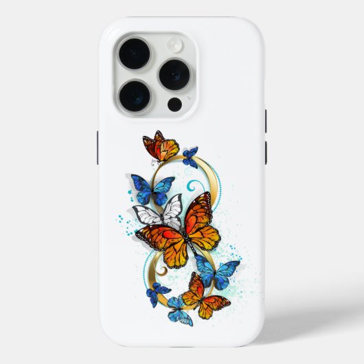 Coques Case-Mate iPhone Infinité de papillons monarques (Verso)