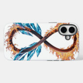 Coques Case-Mate iPhone Infinité incendie et glace - iPhone d'Apple (Verso (horizontal))