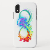 Coques Case-Mate iPhone Infinity avec Rainbow Jellyfish (Dos)