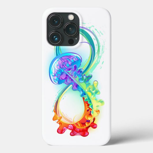 Coques Case-Mate iPhone Infinity avec Rainbow Jellyfish (Verso)
