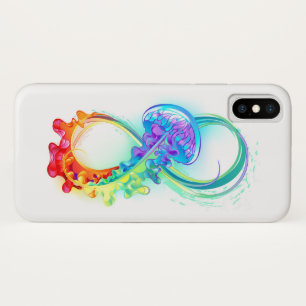 Case-Mate iPhone Case Infinity avec Rainbow Jellyfish