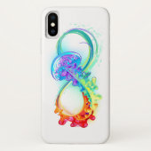 Coques Case-Mate iPhone Infinity avec Rainbow Jellyfish (Dos)
