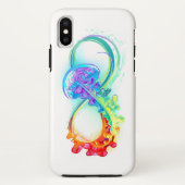 Coques Case-Mate iPhone Infinity avec Rainbow Jellyfish (Dos)