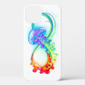 Coques Case-Mate iPhone Infinity avec Rainbow Jellyfish (Verso)