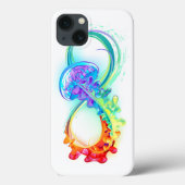 Coques Case-Mate iPhone Infinity avec Rainbow Jellyfish (Verso)