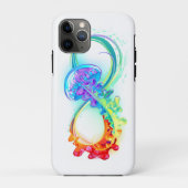 Coques Case-Mate iPhone Infinity avec Rainbow Jellyfish (Dos)