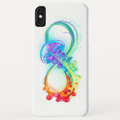Coques Case-Mate iPhone Infinity avec Rainbow Jellyfish (Dos)