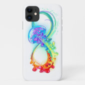 Coques Case-Mate iPhone Infinity avec Rainbow Jellyfish (Dos)