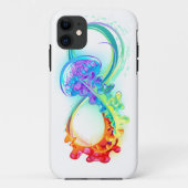 Coques Case-Mate iPhone Infinity avec Rainbow Jellyfish (Dos)