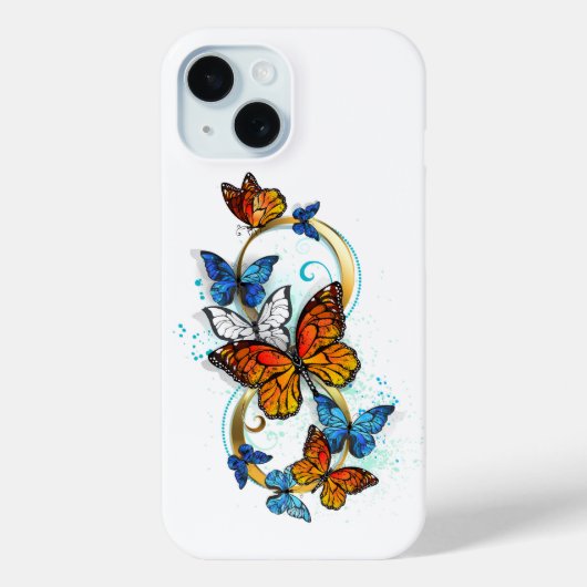 Coques Case-Mate iPhone Infinity of Monarch Butterflies (Verso)