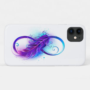Case-Mate iPhone Case Infinity with purple feather