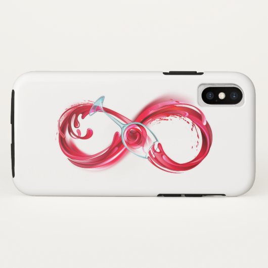 Coques Case-Mate iPhone Infinity with Red Wine (Dos (Horizontal))