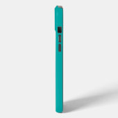 Coques Case-Mate iPhone Infirmière autorisée RN Caduceus sur Turquoise (Verso / Gauche)
