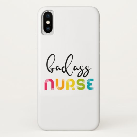Coques Case-Mate iPhone Infirmière Badass (Dos)