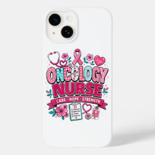 Coque Pour iPhone 14 Infirmière en oncologie Sensibilisation au cancer 