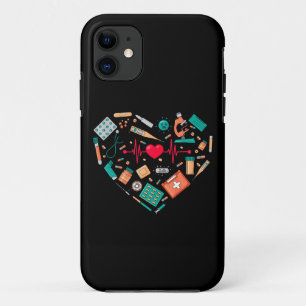 Case-Mate iPhone Case Infirmière Infirmière Outil Coeur