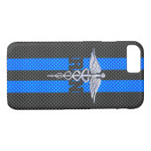 Coques Case-Mate iPhone Infirmière inscrite RN Silver Caduceus (Dos (Horizontal))
