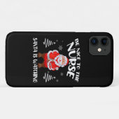 Coques Case-Mate iPhone Infirmière Père Noël (Dos (Horizontal))