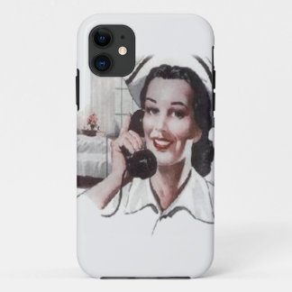 Etui iPhone Case-Mate Infirmière vintage de salle d'hôpital au téléphone