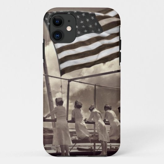 Coques Case-Mate iPhone Infirmières regardant une île 1945 (Dos)