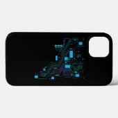 Coques Case-Mate iPhone Informaticien Cpu Hacker (Verso (horizontal))