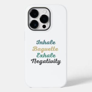 Coque Pour iPhone 14 Pro Inhale Baguette Exhale Négativité