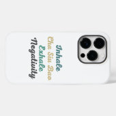 Coques Case-Mate iPhone Inhale Cha Siu Bao Exhale Négativité Téléphone (Verso (horizontal))