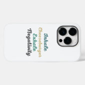 Coques Case-Mate iPhone Inhale Cheeseburger Exhale Négativité Téléphone Ca (Verso (horizontal))