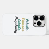 Coques Case-Mate iPhone Inhale Churros Exhale Négativité (Verso (horizontal))