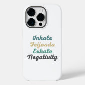 Coques Case-Mate iPhone Inhale Feijoada Exhale Négativité Téléphone (Verso)