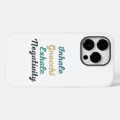 Coques Case-Mate iPhone Inhale Gnocchi Exhale Négativité Téléphone Case (Verso (horizontal))
