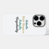 Coques Case-Mate iPhone Inhale Poisson Doigts Exhale Négativité Téléphone  (Verso (horizontal))