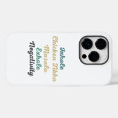 Coques Case-Mate iPhone Inhale poulet Tikka Masala Exhale Négativité (Verso (horizontal))