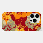 Coques Case-Mate iPhone Iniki Point Hawaii Hibiscus Floral Rouge (Verso (horizontal))