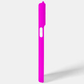 Coques Case-Mate iPhone Initiale moderne simple Monogramme rose chaud (Verso / Droite)