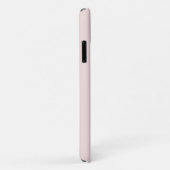 Coques Case-Mate iPhone Initiale rose personnalisée (Dos/Droite)