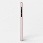 Coques Case-Mate iPhone Initiale rose personnalisée (Dos/Gauche)