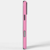 Coques Case-Mate iPhone initiales abstraites de nom de monogramme rose et (Verso / Droite)