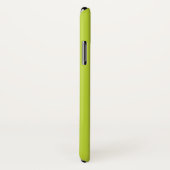 Coques Case-Mate iPhone Initiales de chevauchement modernes 2 | Lime vert (Dos/Droite)