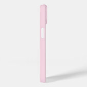 Coques Case-Mate iPhone Initiales de Monogramme simple moderne rose vert (Verso / Droite)