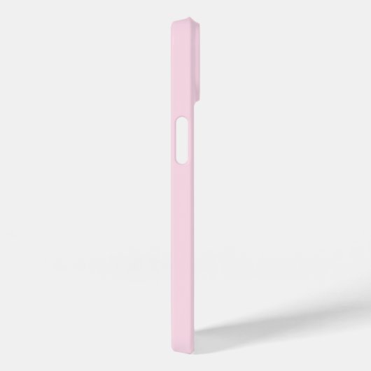 Coques Case-Mate iPhone Initiales de Monogramme simple moderne rose vert (Verso / Droite)
