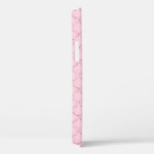 Coques Case-Mate iPhone Initiales de nom en monogramme Rose Écailles de si (Verso / Droite)