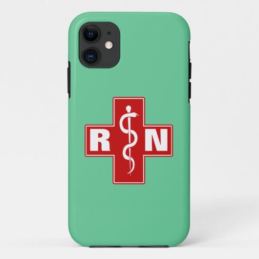 Coques Case-Mate iPhone Initiales d'infirmière (Dos)